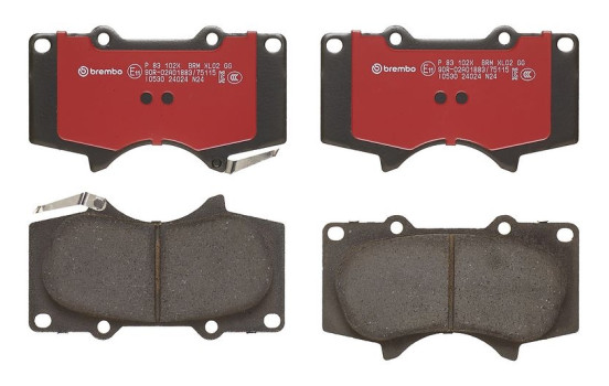 Brake pad set, disc brake P 83 102X Brembo, Image 4