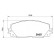 Brake Pad Set, disc brake P 83 106 Brembo, Thumbnail 2