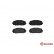 Brake Pad Set, disc brake P 83 106 Brembo, Thumbnail 3