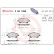 Brake pad set, disc brake P 83 109X Brembo, Thumbnail 2
