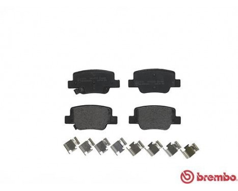 Brake Pad Set, disc brake P 83 114 Brembo, Image 2