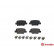 Brake Pad Set, disc brake P 83 114 Brembo, Thumbnail 2