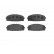 Brake Pad Set, disc brake P 83 139 Brembo