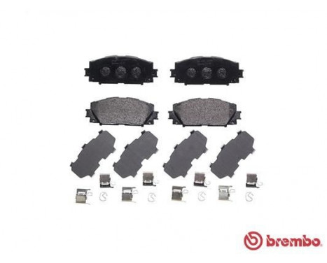 Brake Pad Set, disc brake P 83 141 Brembo, Image 2