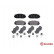 Brake Pad Set, disc brake P 83 141 Brembo, Thumbnail 2