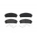 Brake Pad Set, disc brake P 83 145 Brembo