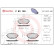 Brake Pad Set, disc brake P 83 150 Brembo, Thumbnail 3