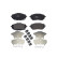 Brake Pad Set, disc brake P 83 150 Brembo, Thumbnail 2