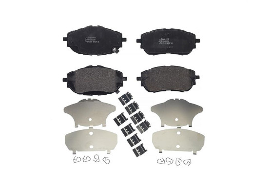 Brake Pad Set, disc brake P 83 150 Brembo, Image 2