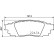 Brake Pad Set, disc brake P 83 160 Brembo, Thumbnail 2