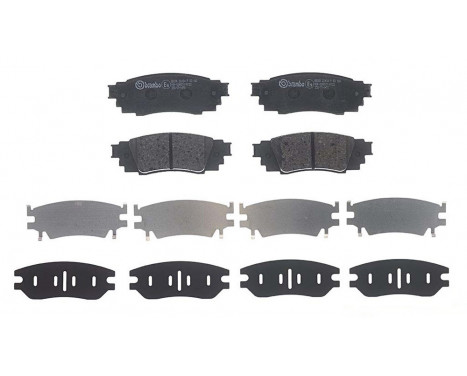 Brake Pad Set, disc brake P 83 160 Brembo