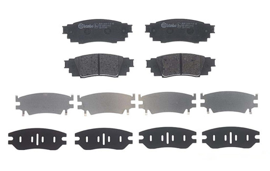 Brake Pad Set, disc brake P 83 160 Brembo