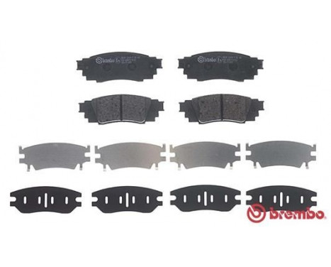 Brake Pad Set, disc brake P 83 160 Brembo, Image 3