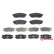 Brake Pad Set, disc brake P 83 160 Brembo, Thumbnail 3