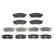 Brake Pad Set, disc brake P 83 160 Brembo, Thumbnail 3