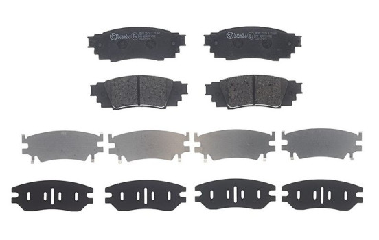 Brake Pad Set, disc brake P 83 160 Brembo, Image 3