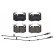 Brake Pad Set, disc brake P 83 164 Brembo