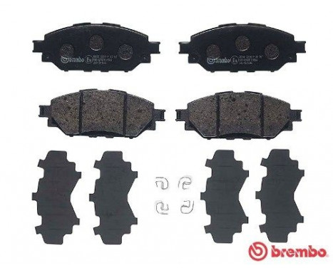 Brake Pad Set, disc brake P 83 167 Brembo
