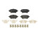 Brake pad set, disc brake P 83 178 ABS