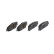 Brake pad set, disc brake P 83 192 Brembo, Thumbnail 2