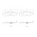 Brake pad set, disc brake P 83 201 Brembo, Thumbnail 4