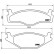 Brake Pad Set, disc brake P 85 012 Brembo, Thumbnail 2