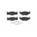 Brake Pad Set, disc brake P 85 012 Brembo