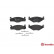 Brake Pad Set, disc brake P 85 012 Brembo, Thumbnail 3