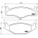 Brake Pad Set, disc brake P 85 012 Brembo, Thumbnail 3