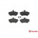 Brake Pad Set, disc brake P 85 015 Brembo, Thumbnail 3