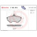 Brake Pad Set, disc brake P 85 015 Brembo, Thumbnail 3
