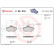 Brake Pad Set, disc brake P 85 016 Brembo, Thumbnail 3