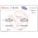 Brake Pad Set, disc brake P 85 018 Brembo, Thumbnail 3