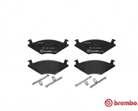 Brake Pad Set, disc brake P 85 019 Brembo, Image 3