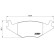 Brake Pad Set, disc brake P 85 019 Brembo, Thumbnail 3
