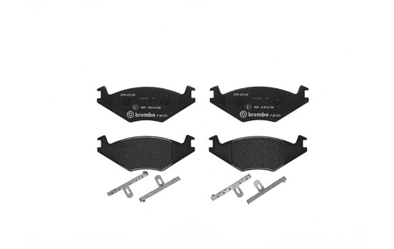 Brake Pad Set, disc brake P 85 019 Brembo, Image 3