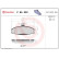 Brake Pad Set, disc brake P 85 022 Brembo, Thumbnail 3