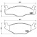 Brake Pad Set, disc brake P 85 024 Brembo, Thumbnail 3