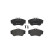 Brake Pad Set, disc brake P 85 029 Brembo, Thumbnail 3