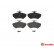 Brake Pad Set, disc brake P 85 032 Brembo, Thumbnail 3