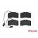 Brake Pad Set, disc brake P 85 053 Brembo, Thumbnail 3
