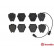 Brake Pad Set, disc brake P 85 054 Brembo, Thumbnail 3