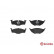 Brake Pad Set, disc brake P 85 055 Brembo, Thumbnail 3