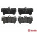 Brake Pad Set, disc brake P 85 065 Brembo, Thumbnail 2