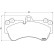 Brake Pad Set, disc brake P 85 069 Brembo, Thumbnail 2