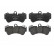 Brake Pad Set, disc brake P 85 069 Brembo