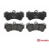 Brake Pad Set, disc brake P 85 069 Brembo, Thumbnail 3