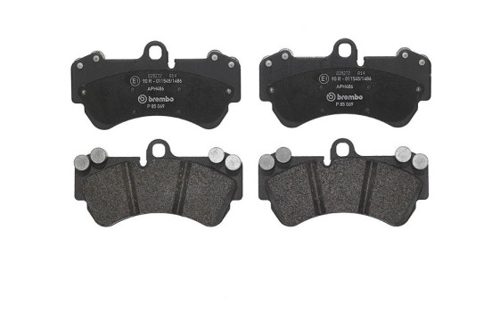 Brake Pad Set, disc brake P 85 069 Brembo, Image 3