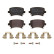 Brake Pad Set, disc brake P 85 073 Brembo, Thumbnail 5