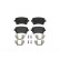 Brake Pad Set, disc brake P 85 076 Brembo, Thumbnail 3